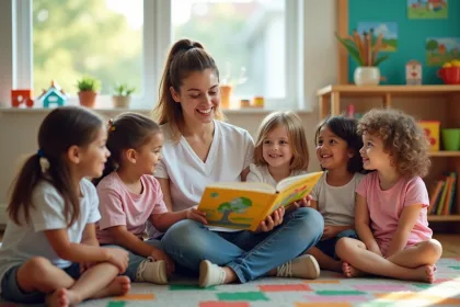Référent diplômé en petite enfance accompagnant le développement des jeunes enfants