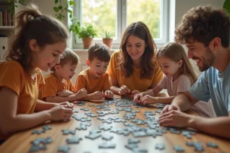 Puzzle adapté aux enfants avec conseils sur le choix par âge