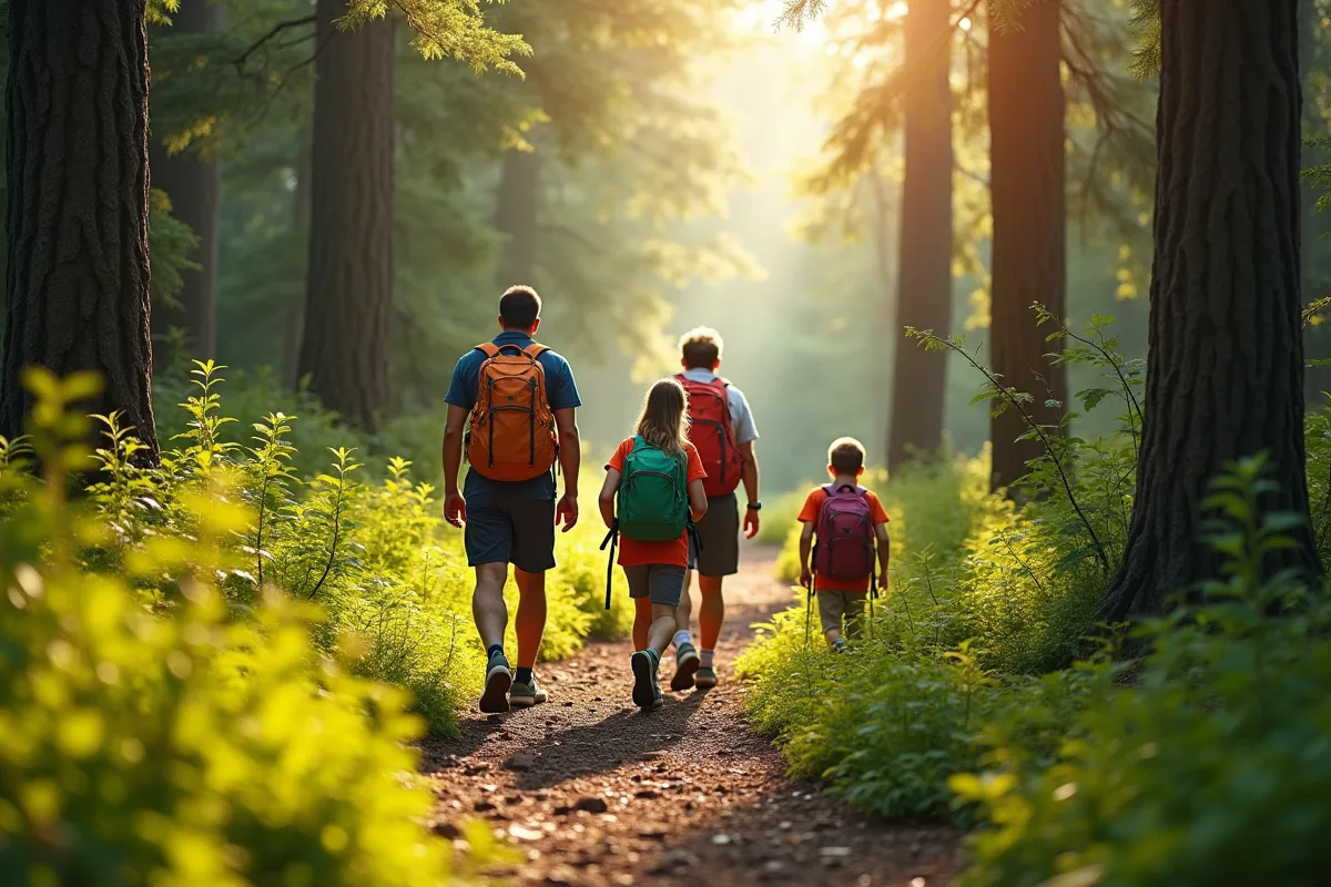 Loisirs en plein air pour profiter de la nature en famille