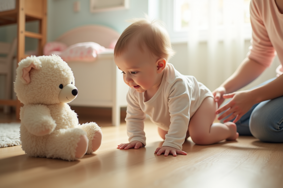 bébé rampe
