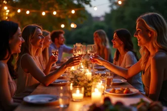 Ambiance conviviale pour une soirée inoubliable entre amis