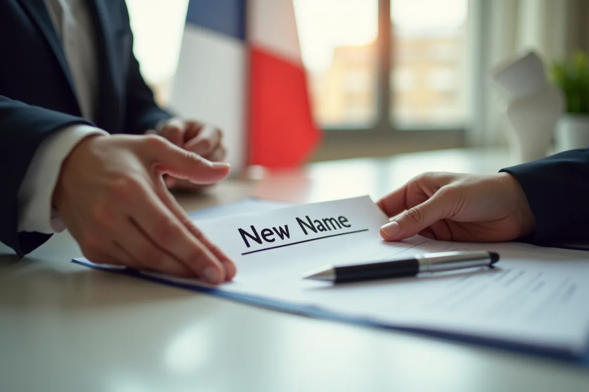 changement nom